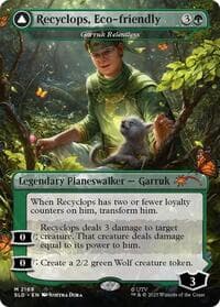 Recyclops, Eco-friendly - Garruk Relentless - Secret Lair Drop Series - Magic: The Gathering card