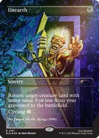 Unearth (Rainbow Foil) - Secret Lair Drop Series - Magic: The Gathering card