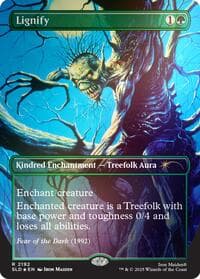 Lignify (2192) (Rainbow Foil) - Secret Lair Drop Series - Magic: The Gathering card