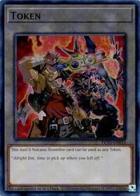 Token: Axel & Volcanic Doomfire - Doom of Dimensions - YuGiOh card