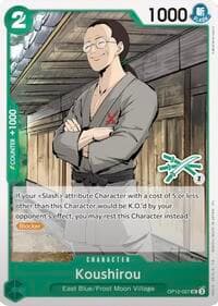 Koushirou (Zoro Deck) - Learn Together Deck Set - One Piece Card Game card