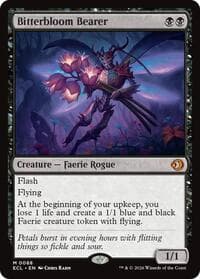 Bitterbloom Bearer - Lorwyn Eclipsed - Magic: The Gathering card