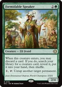Formidable Speaker - Lorwyn Eclipsed - Magic: The Gathering card