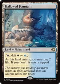 Hallowed Fountain - Lorwyn Eclipsed - Magic: The Gathering card