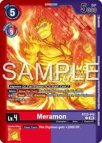 Meramon (Judge Pack 2025 Wave 2) - Cyber Eden - Digimon Card Game card