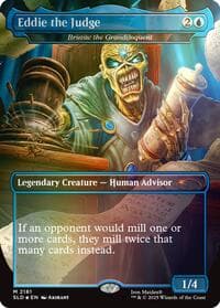 Eddie the Judge - Bruvac the Grandiloquent (Rainbow Foil) - Secret Lair Drop Series - Magic: The Gathering card