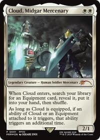 Cloud, Midgar Mercenary - Unique and Miscellaneous Promos - Magic: The Gathering card