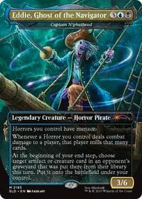 Eddie, Ghost of the Navigator - Captain N'ghathrod - Secret Lair Drop Series - Magic: The Gathering card
