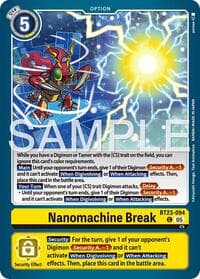Nanomachine Break - Hackers' Slumber - Digimon Card Game card