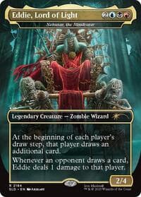 Eddie, Lord of Light - Nekusar, the Mindrazer - Secret Lair Drop Series - Magic: The Gathering card