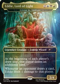 Eddie, Lord of Light - Nekusar, the Mindrazer (Rainbow Foil) - Secret Lair Drop Series - Magic: The Gathering card