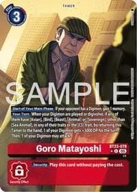 Goro Matayoshi (Alternate Art) - Hackers' Slumber - Digimon Card Game card