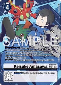 Keisuke Amasawa (SP) - Hackers' Slumber - Digimon Card Game card