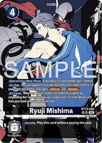 Ryuji Mishima (SP) - Hackers' Slumber - Digimon Card Game card