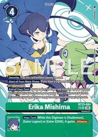 Erika Mishima (SP) - Hackers' Slumber - Digimon Card Game card