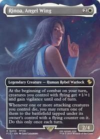 Rinoa, Angel Wing (Borderless) - Commander: FINAL FANTASY - Magic: The Gathering card