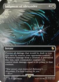 Judgment of Alexander (Borderless) - Commander: FINAL FANTASY - Magic: The Gathering card