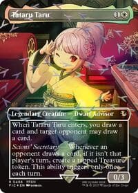 Tataru Taru (Borderless) (Chocobo Track Foil) - Commander: FINAL FANTASY - Magic: The Gathering card