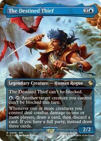 The Destined Thief (Borderless) - Commander: FINAL FANTASY - Magic: The Gathering card