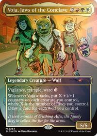 Voja, Jaws of the Conclave (Rainbow Foil) - Secret Lair Drop Series - Magic: The Gathering card