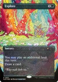 Explore (2327) (Confetti Foil) - Secret Lair Drop Series - Magic: The Gathering card