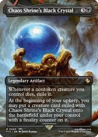 Chaos Shrine's Black Crystal (Borderless) - Commander: FINAL FANTASY - Magic: The Gathering card
