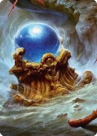 Chaos Shrine's Black Crystal Scene Art Card - Art Series: FINAL FANTASY - Magic: The Gathering card