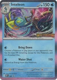 Inteleon - 002 [Staff] - ME: Mega Evolution Promo - Pokemon card