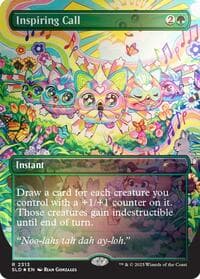 Inspiring Call (Rainbow Foil) - Secret Lair Drop Series - Magic: The Gathering card