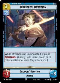 Disciples' Devotion - Secrets of Power - Star Wars: Unlimited card