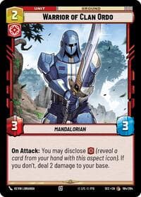 Warrior of Clan Ordo - Secrets of Power - Star Wars: Unlimited card