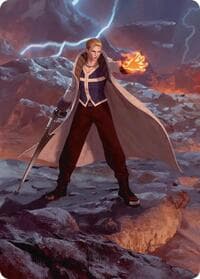 Seifer, Balamb Rival Scene Art Card - Art Series: FINAL FANTASY - Magic: The Gathering card