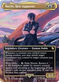 Noctis, Heir Apparent (Borderless) - Commander: FINAL FANTASY - Magic: The Gathering card