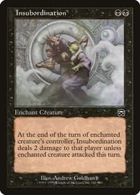 Insubordination - Mercadian Masques - Magic: The Gathering card