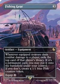 Fishing Gear (Borderless) - Commander: FINAL FANTASY - Magic: The Gathering card