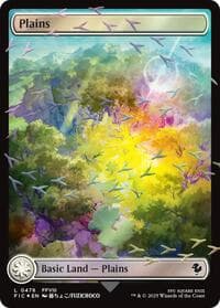 Plains (Chocobo Track Foil) - Commander: FINAL FANTASY - Magic: The Gathering card