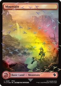 Mountain (Chocobo Track Foil) - Commander: FINAL FANTASY - Magic: The Gathering card