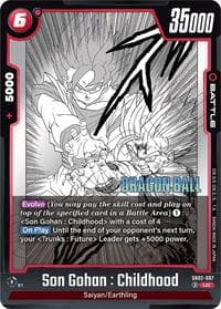 Son Gohan : Childhood - SB02-007 - Manga Booster 02 - Dragon Ball Super: Fusion World card