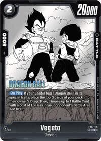 Vegeta - FB07-116 - Manga Booster 02 - Dragon Ball Super: Fusion World card