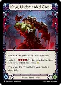 Kayo, Underhanded Cheat // Kayo, Strong-arm - Super Slam - Flesh and Blood TCG card