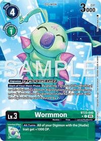 Wormmon (Hacker's Slumber Box Promotion Pack) - Hackers' Slumber - Digimon Card Game card