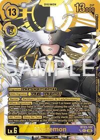 Mastemon (Rare Pull) - Hackers' Slumber - Digimon Card Game card