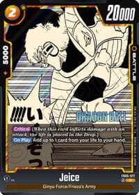Jeice - Manga Booster 02 - Dragon Ball Super: Fusion World card