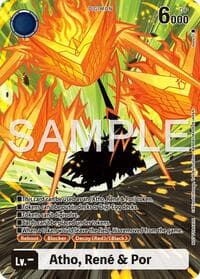 Atho, Rene & Por (Token) - Hackers' Slumber - Digimon Card Game card