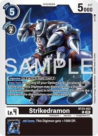 Strikedramon - Hackers' Slumber - Digimon Card Game card