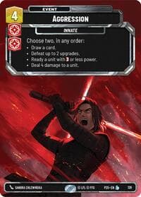 Aggression - Sector and Regional Promos: Season 1 - Star Wars: Unlimited card