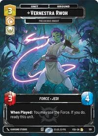 Vernestra Rwoh - Precocious Knight - Sector and Regional Promos: Season 1 - Star Wars: Unlimited card