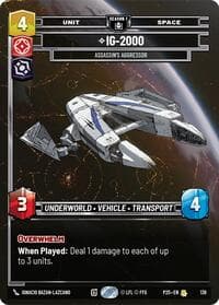 IG-2000 - Assassin's Aggressor (136) - Sector and Regional Promos: Season 1 - Star Wars: Unlimited card