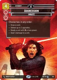 Aggression (138) - Sector and Regional Promos: Season 1 - Star Wars: Unlimited card