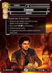 Cunning (142) - Sector and Regional Promos: Season 1 - Star Wars: Unlimited card